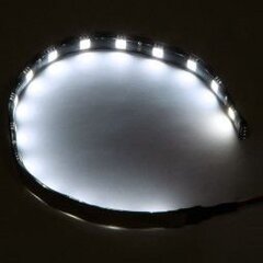 SilverStone Top Bright White LED Modding PC Case Light Strip, 30cm, 15LEDs (SST-LS01W) цена и информация | Коммутационная панель 24 порта кат. 6 UTP Lanberg PPU6-1024-B | 220.lv