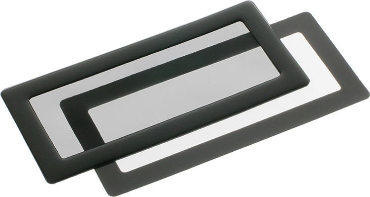 DEMCiflex Filter Anti-Dust 2x40mm - Black ( 2x40mm Type2 black mesh/magnes ) cena un informācija | Piederumi korpusiem | 220.lv