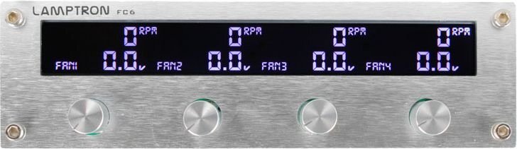 Lamptron Panel FC6 Fan Controller 5.25" Silver (LAMP-FC0081S) cena un informācija | Piederumi korpusiem | 220.lv