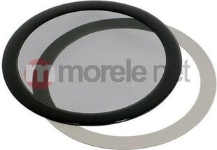 DEMCiflex 92мм Круглая черная сетка цена и информация | Коммутационная панель 24 порта кат. 6 UTP Lanberg PPU6-1024-B | 220.lv