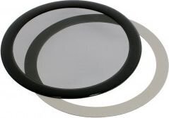 DEMCiflex Round Dust Filter 120mm - Black/Black цена и информация | Коммутационная панель 24 порта кат. 6 UTP Lanberg PPU6-1024-B | 220.lv