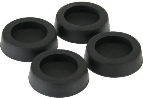 InLine Rubber pads For Cases - Black (59909B) cena un informācija | Piederumi korpusiem | 220.lv
