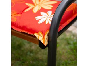 Подушка для скамейки Patio  003-13BB, красная/оранжевая цена и информация | Подушки, наволочки, чехлы | 220.lv