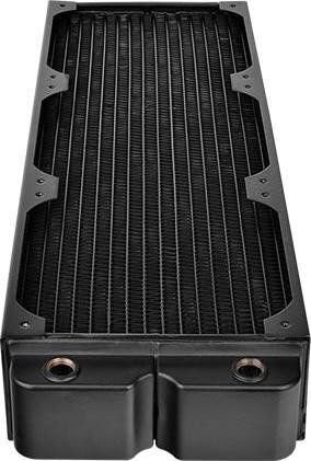 Thermaltake Radiator Pacific CL360 (360mm, 5x G 1/4, copper) Black (CL-W191-CU00BL-A) cena un informācija | Piederumi korpusiem | 220.lv