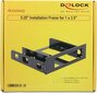 Delock 5.25 "installation frame for 1 x 3.5" device (18267) цена и информация | Piederumi korpusiem | 220.lv