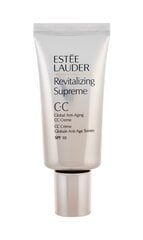 Daudzfunkcionālais CC Sejas krēms Estee Lauder Revitalizing arpreme Global SPF10, 30 ml цена и информация | Наносите на чистую кожу лица. Подержите около 10-15 минут и смойте водой. | 220.lv