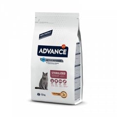 Advance Sterilized Senior для стерилизованных пожилых кошек, 1,5 кг цена и информация | Сухой корм для кошек | 220.lv