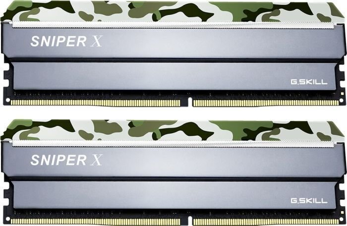 G.Skill Sniper X DDR4, 2x16GB, 3200MHz, CL16 (F4-3200C16D-32GSXFB) cena un informācija | Operatīvā atmiņa (RAM) | 220.lv