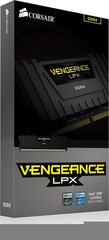 Corsair Vengeance LPX DDR4, 16GB, 3000MHz, CL16 (CMK16GX4M1D3000C16) cena un informācija | Operatīvā atmiņa (RAM) | 220.lv