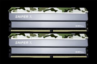 G.Skill Sniper X DDR4, 2x16GB, 3000MHz, CL16 (F4-3000C16D-32GSXFB) цена и информация | Оперативная память (RAM) | 220.lv