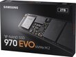 Samsung 970 EVO 2TB PCIe x4 NVMe (MZ-V7E2T0BW) cena un informācija | Iekšējie cietie diski (HDD, SSD, Hybrid) | 220.lv
