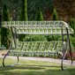Saliekamas šūpoles Patio Milano, zaļas cena un informācija | Dārza šūpoles | 220.lv