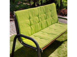 Комплект подушек для качелей/скамейки Patio Girona, зелёный цена и информация | Подушки, наволочки, чехлы | 220.lv