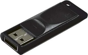 "флэш-накопитель verbatim usb, usb 2.0, 64 гб, слайдер, черный, 98698, usb a, с телескопическим разъемом цена и информация | USB накопители | 220.lv