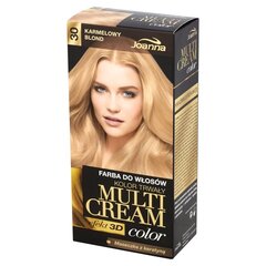 Matu krāsa Joanna Multi Cream Color 100 ml, 30 Caramel Blond цена и информация | Краска для волос | 220.lv