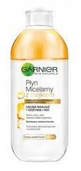 Мицеллярная двухфазная жидкость для снятия макияжа Garnier Skin Naturals 400 мл цена и информация | Средства для очищения лица | 220.lv