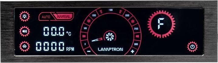 Lamptron Panel przedni sterujący wentylatorami (LAMP-CM430BR) cena un informācija | Piederumi korpusiem | 220.lv