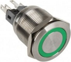 Кнопка DimasTech LED 22мм Зеленая (PD098) цена и информация | Коммутационная панель 24 порта кат. 6 UTP Lanberg PPU6-1024-B | 220.lv