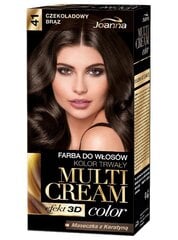 Matu krāsa Joanna Multi Cream Color 100 ml, 41 Chocolate Brown цена и информация | Краска для волос | 220.lv