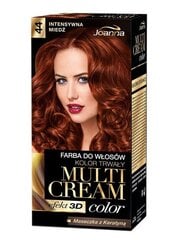 Matu krāsa Joanna Multi Cream Color 100 ml, 44 Intensive Copper cena un informācija | Matu krāsas | 220.lv