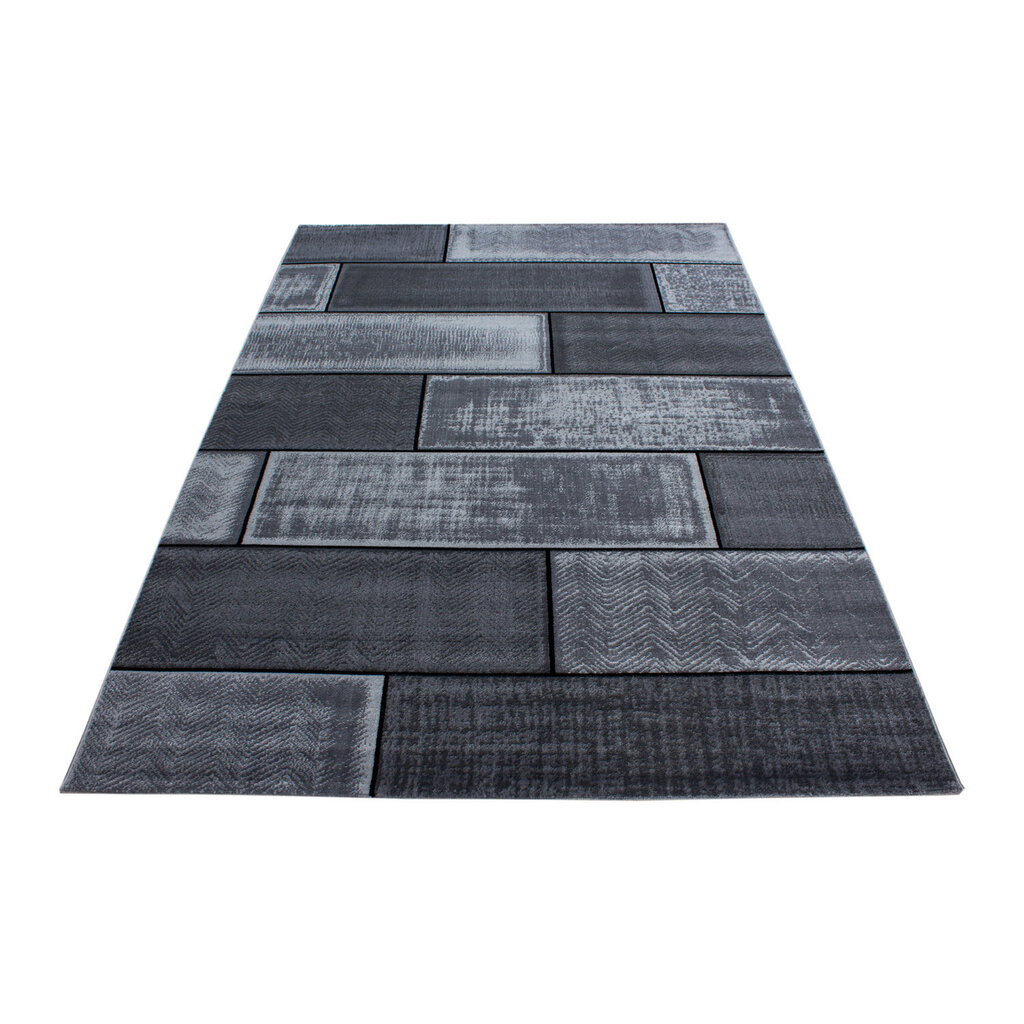 Paklājs Plus Black 8007, 200x290 cm cena un informācija | Paklāji | 220.lv