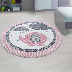 Bērnu paklājs Kids Pink 0570, 160x160 cm цена и информация | Ковры | 220.lv