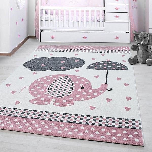 Bērnu paklājs Kids Pink 0570, 160x230 cm cena un informācija | Paklāji | 220.lv