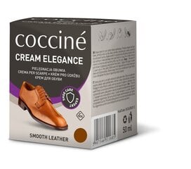 Coccine коричневый крем для обуви с губкой №14 Cream Elegance, 50 мл  цена и информация | Для ухода за обувью и одеждой | 220.lv