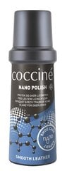 Coccine Nano блеск для кожи с губкой, черного цвета, 75 мл цена и информация | Для ухода за обувью и одеждой | 220.lv