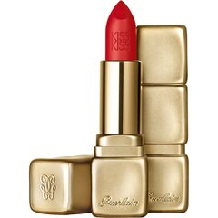 Guerlain KissKiss Matte - Moisturizing lipstick with matt effect 3 g  M347 Zesty Orange #e6303c цена и информация | Помады, бальзамы, блеск для губ | 220.lv