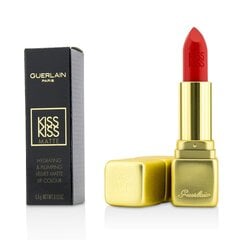 Guerlain KissKiss Matte - Moisturizing lipstick with matt effect 3 g  M347 Zesty Orange #e6303c цена и информация | Помады, бальзамы, блеск для губ | 220.lv