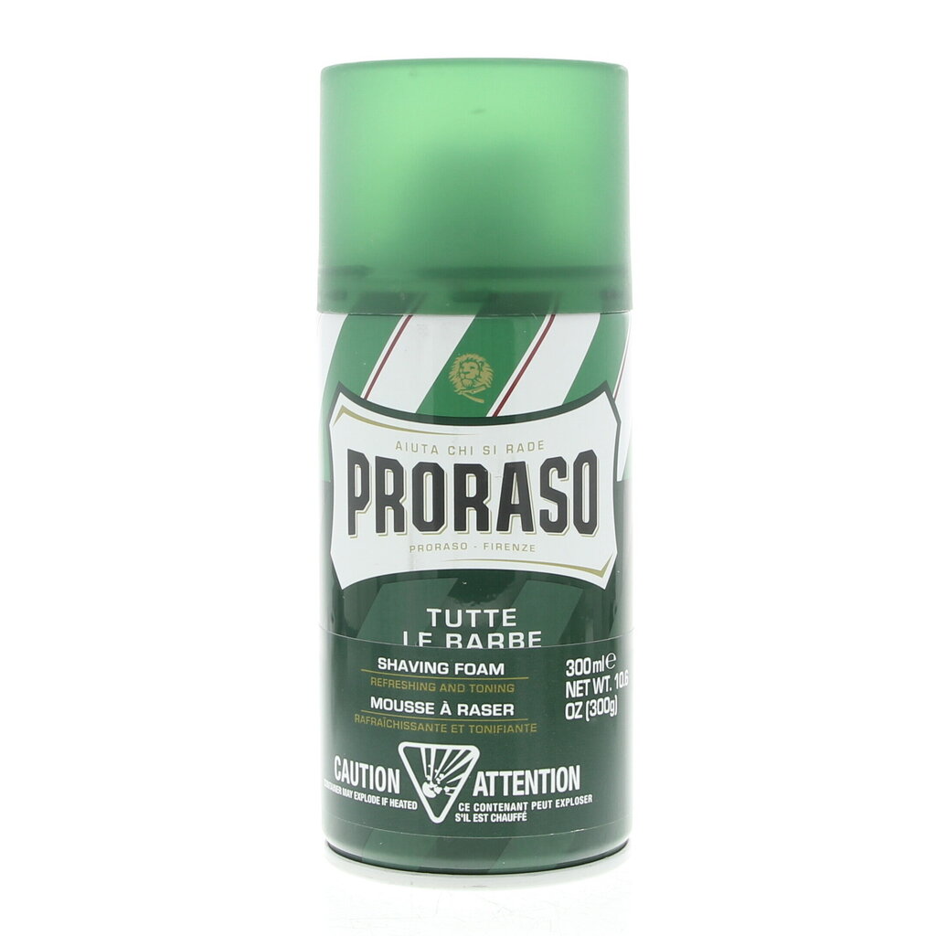 Atsvaidzinošas skūšanās putas Proraso 300 ml цена и информация | Skūšanās piederumi, kosmētika | 220.lv