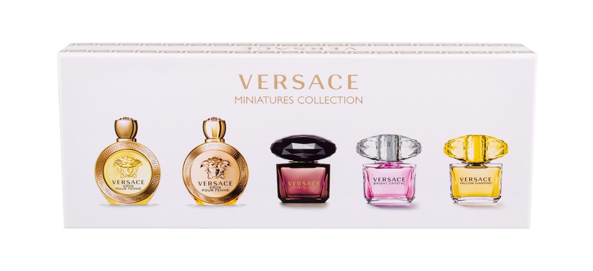 Smaržu komplekts sievietēm Versace: 5 x 5 ml cena un informācija | Sieviešu smaržas | 220.lv