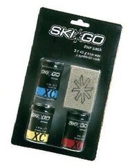 Набор смазок для сопротивления лыж Skigo Tourpack цена и информация | Средства ухода за лыжами | 220.lv