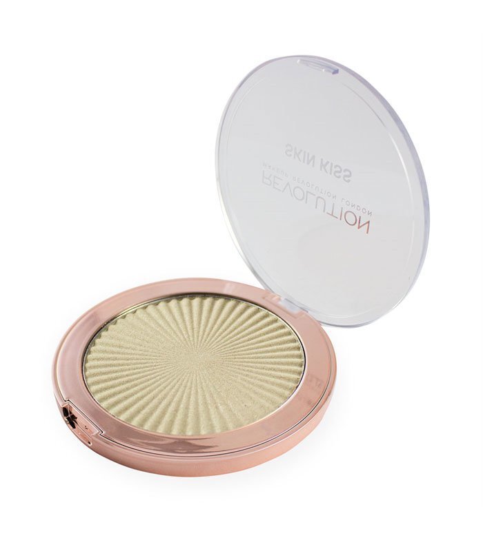 Spīdumu nodrošinošs līdzeklis Makeup Revolution London Skin Kiss Highlighter 14 g cena un informācija | Bronzeri, vaigu sārtumi | 220.lv