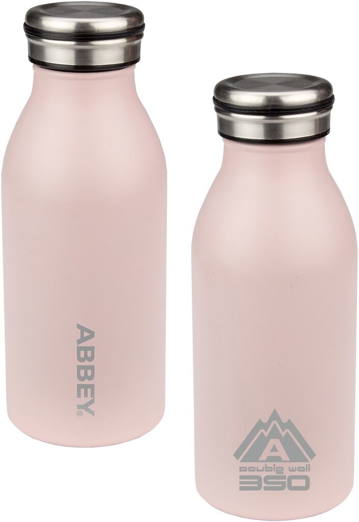 Pudele Abbey Victoria, 350 ml, rozā cena un informācija | Ūdens pudeles | 220.lv