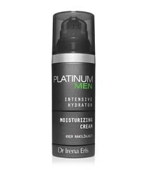 Mitrinošs sejas un acu krēms Dr Irena Eris Platinum Men 24h 50 ml cena un informācija | Sejas krēmi | 220.lv