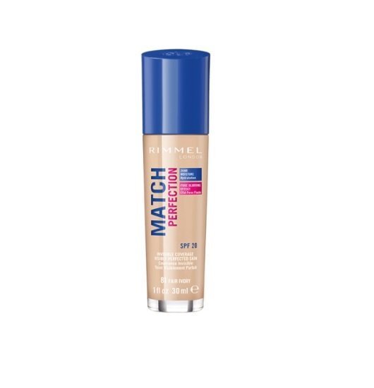 Grima pamats Rimmel Match Perfection SPF20 30 ml цена и информация | Grima bāzes, tonālie krēmi, pūderi | 220.lv