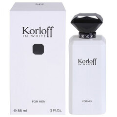 Tualetes ūdens Korloff Paris Korloff In White EDT vīriešiem 88 ml cena un informācija | Vīriešu smaržas | 220.lv