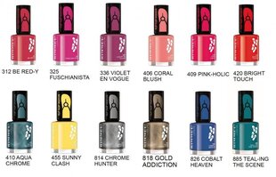 Nagu laka Rimmel Flipflop Fashion 8 ml, 325 Fuschianista цена и информация | Лаки для ногтей, укрепители | 220.lv