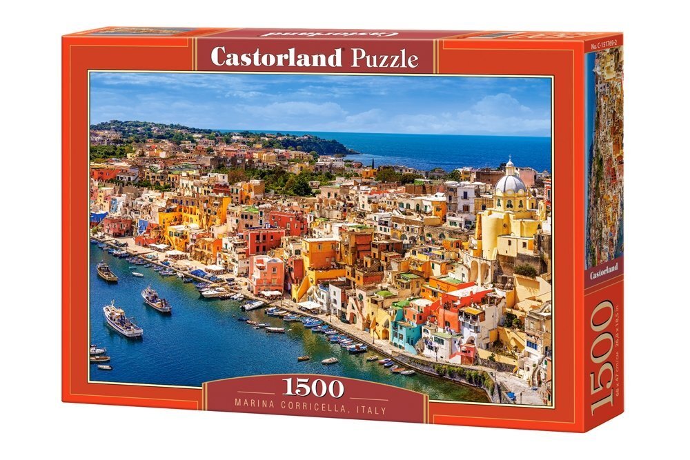 Puzzle Castorland "Marina Corricella, Italy", 1500 d. cena un informācija | Puzles, 3D puzles | 220.lv