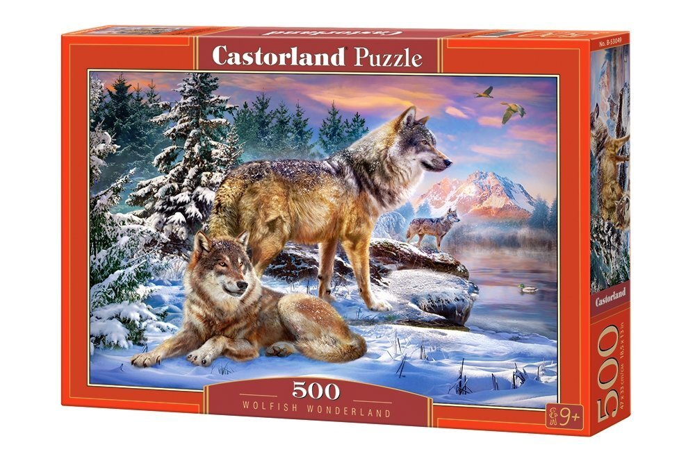 Puzle Castorland "Wolfish Wonderland", 500 d. цена и информация | Puzles, 3D puzles | 220.lv