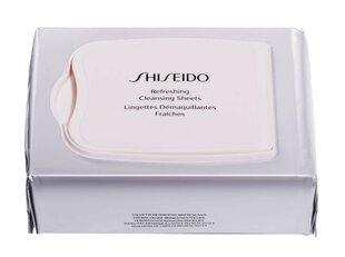 Atsvaidzinošas salvetes sejai Shiseido Refreshing Cleansing Sheets 30 gab. cena un informācija | Sejas ādas kopšana | 220.lv