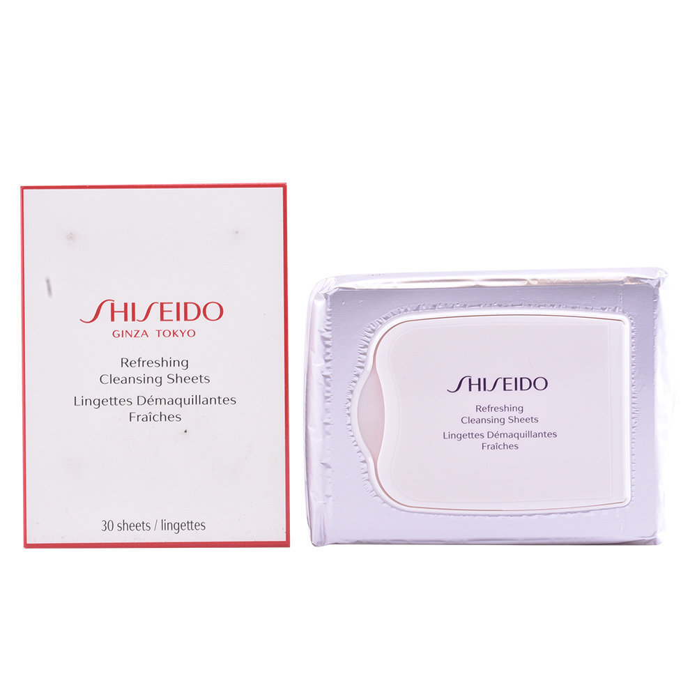Atsvaidzinošas salvetes sejai Shiseido Refreshing Cleansing Sheets 30 gab. цена и информация | Sejas ādas kopšana | 220.lv