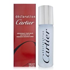 Losjons pēc skūšanās Cartier Declaration vīriešiem 100 ml cena un informācija | Parfimēta vīriešu kosmētika | 220.lv