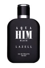 Tualetes ūdens Lazell Aqua Him Black For Men EDT vīriešiem, 100 ml cena un informācija | Vīriešu smaržas | 220.lv