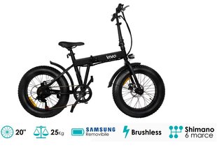 Elektriskais saliekams velosipēds Vivo Bike M-VFAT20FO cena un informācija | Elektrovelosipēdi | 220.lv
