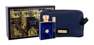 Komplekts Versace: tualetes ūdens vīriešiem Pour Homme Dylan Blue EDT 100 ml + Pour Homme Dylan Blue EDT vīriešiem 10 ml цена и информация | Мужские духи | 220.lv