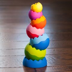 Tobbles Neo "Piramīda maziem bērniem" Fat Brain Toys , 238653 цена и информация | Игрушки для малышей | 220.lv