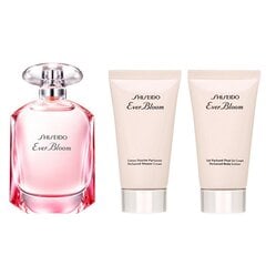 Komplekts Shiseido Ever Bloom: EDP sievietēm 50 ml + dušas želeja 50 ml + ķermeņa losjons 50 ml cena un informācija | Sieviešu smaržas | 220.lv